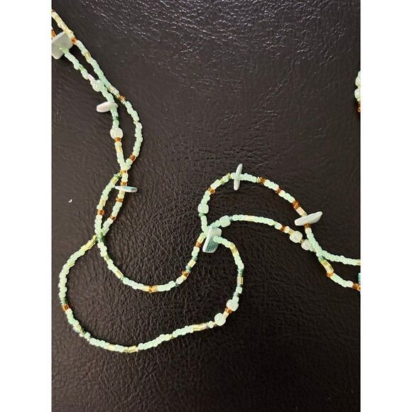 New Green Necklace & Earrings Set - Picture 3 of 7